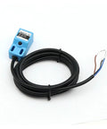 Metal Detection Sensor Proximity Switch For Metal Inspection SN04 N SN04 N2 SN04 P SN04 P2 SN04 D1 D2 Y1 Y2 NPN PNP NC NO blue plastic sensor with cable