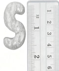Boss Level Anti Static Packing Peanuts For Shipping And Moving Slick Loose Fill Void Cushion Material 30 Gallon Bag Covers 4 Cubic Feet spooled packing peanut with ruler for size reference.
