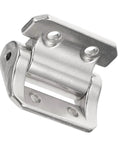 Heavy duty soft close cabinet door hinge in silver with damping for smooth, silent operation. Ideal for residential use and high load capacity.