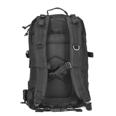 Back view of 40L Tactical Backpack With MOLLE System, Heavy Duty Military Style 3 Day Assault Pack For Hiking And Camping