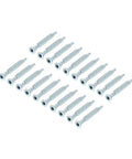 Zinc Plated Confirmat Screws with Hex Socket Countersunk Head for Quick Easy Wood Furniture Assembly Built To Last Durable Carbon Steel 5x50mm Self Tapping Connectors Pack Of 20 50 Or 100 Pieces