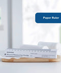 Wound Measuring Guide Ruler, 6 Inch Paper, Non Sterile, 50 Count, Calibrated for Super Handy Wound Progress Tracking in Both Metric And Imperial Units For Medical Staff And Home Use on stand