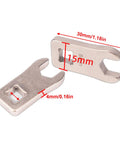 8mm Bike Crowfoot Wrench With One Quarter Inch Drive Torque Adapter dimensions for hydraulic disc brake tightening use
