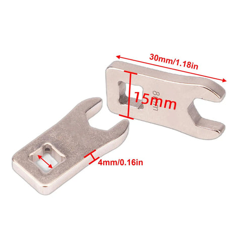 8mm Bike Crowfoot Wrench With One Quarter Inch Drive Torque Adapter dimensions for hydraulic disc brake tightening use