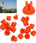 Flat Fan Spray Tip For Agriculture, Pro Grade Even Spray Distribution Replacement Nozzles, orange, 20 pack, for crop drones