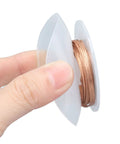 Person holding Pro Grade Desoldering Wire Kit With Alloy Copper Solder Wick For Electronics Repair and PCB Maintenance, 1.5 meter length.