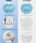 Comparison between Tshirt Ruler Guide For Cricut Heat Press Game Changer Shirt Alignment Tool and other brands on size and quality.
