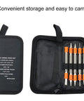 Do It All 5 Piece Nail Setter And Door Hinge Tool Set With Dual Head Punches in black carrying case