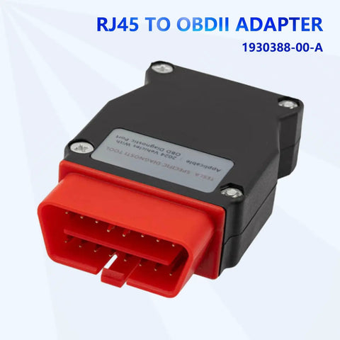 RJ45 to OBDII Adapter for Six Piece Tesla Diagnostic Cables Set For Model S 3 X Y USB OBD2 Diagnostic Tools Adapter