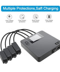 LCD Display 6 In 1 Battery Charger For DJI Mini 5 Pro, Mini 4 Pro, Mini 3 Pro, And Mini 3 Charge Four Batteries And Two USB Devices
