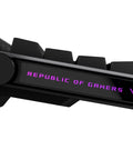 Game Ready 96 Percent Layout Wireless Mechanical Gaming Keyboard Featuring Hot Swappable Switches with purple illuminated logo.