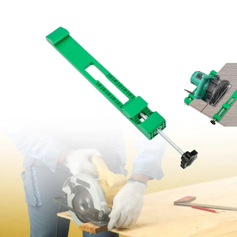 Adjustable Circular Saw Guide Rail for Woodworking Machines, Dope Pro Grade Base Clamp With Anti Shift Lock, 4 To 8 Inch Cutting Guide