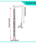 Gearhead Bookmark Gift For Women Who Are Architects Or Mechanical Engineers, metal bookmark with chain and protractor charm.