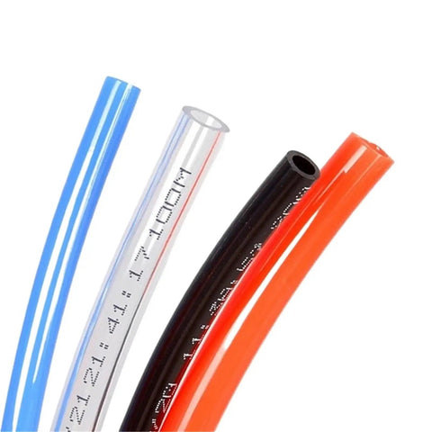Tough As Nails Pneumatic Air Hose Tubing For Compressors and Workshop Builds in blue, red, black, clear colors and varying diameters.