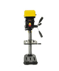Front view of 10 Inch Drill Press With 7.0 Amp Motor And LED Worklight Five Speed Settings 3.5 Inch Spindle Travel For Deep Cuts In Wood Metal And Plastic A Real Workhorse For Home Workshops And Garages