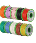 Dope 16 Gauge Silicone Wire Kit With 10 Color Set, 25 Ft Each, showcasing spools of flexible 16 AWG stranded tinned copper wire.