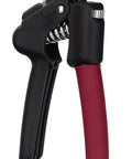 Adjustable Hand Grip Strengthener With Wide Handles, 29 To 99 Lb Resistance, Forearm Trainer in black and red color