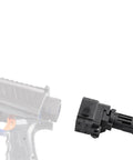 Injection Mold Shoulder Stock Core With Fold Adapter For Nerf Elite Modulus And Worker Stock Toy Black Compatible With Nerf N Strike