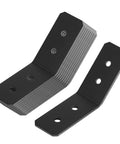 Heavy Duty 10 Pack Flush Inside 45 Degree Angle Brackets For 2x2 Lumber Posts, 3x3x1.5 Inch, 11 Gauge Steel, Powder Coated