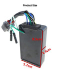 Beefed-Up Rancher 350 CDI Box Upgrade for 2000-2005 TRX350 ATV TE FM TM FE Models, size labeled, front view