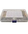 Massive 910 Piece M3 Brass Hex Standoff Spacer Kit With Male And Female Spacers Nuts Washers Screws For Electronics Projects And Pro Builds For Makers And Hobbyists in storage case