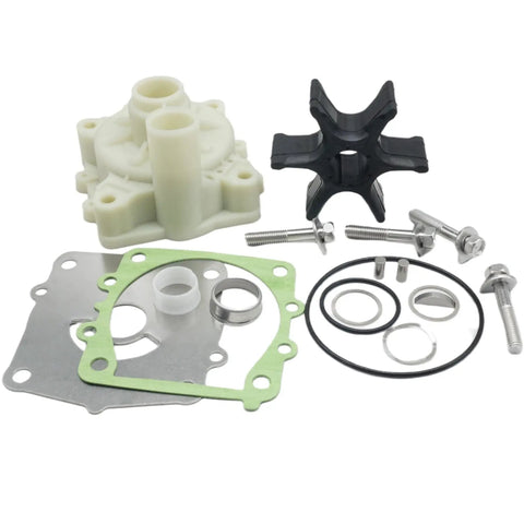Water Pump Impeller Repair Kit With Housing And Wave Washer For Yamaha 115 130 HP Outboard Motors Replaces 68V-W0078 61A-44311