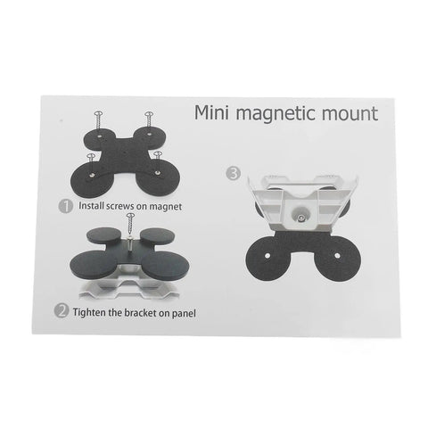 Installation guide for Beefy Magnetic Car Roof Mount Kit For Mini Internet Satellite Antenna With Stainless Steel Bracket and magnets.