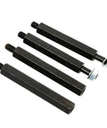 Threaded rods from 14 Piece Bearing Separator Puller Set With 2 Inch And 3 Inch Splitters For Easy Bearing Removal Drop Forged And Heat Treated