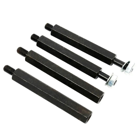 Threaded rods from 14 Piece Bearing Separator Puller Set With 2 Inch And 3 Inch Splitters For Easy Bearing Removal Drop Forged And Heat Treated