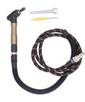 Badass Air Die Grinder Kit Featuring Slick Lightweight Elbow Design For Blazing Fast Grinding Polishing Deburring And Rock Solid Precision Work On Any Surface Daily, with hose and tools.