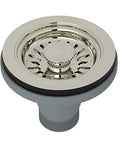 Manual Basket Strainer With Pull Knob No Remote Pop Up For Standard Three And A Half Inch Drain Openings One And A Half Inch Male Connection