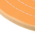 Close-up of Tough As Nails 5 Inch Cotton Buffing Wheel Polishing Pad showing dense cotton material for wood and metal finishing.