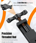 Bike Disc Brake Pad Spreader Tool For Hydraulic Calipers, Piston Press And Pad Repositioning with precision threaded rod