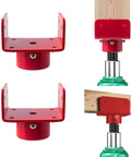 2 Pack U Shaped Bottle Jack Post Adapter For 4x2 4x4 4x6 Wood Beams Heavy Duty Steel Beefy U Head Stand Adapter For Beam And Joist Lifting In Home Construction And Repair Red
