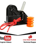 Direct Replacement Garage Door Screw Drive Carriage For 20414R 34107R 25589S 25589C shown with red pull cord
