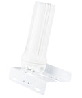 Single Cartridge Ice Machine Water Filtration System For 3 GPM Flow, 25 Micron Filter, mounted for easy install, white design