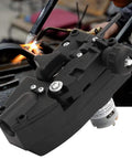 DC 24V Wire Feed Motor For Welder Soldering Wire Feeder Machine in welding operation with sparks visible