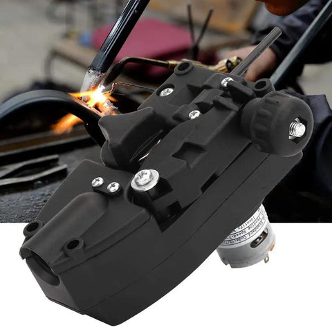 DC 24V Wire Feed Motor For Welder Soldering Wire Feeder Machine in welding operation with sparks visible