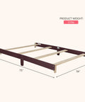 Universal Crib To Full Size Bed Conversion Kit With Solid Wood Rails For Select Convertible Cribs Easy Safe Transition Strong Support