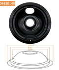 Top view of 6 inch Porcelain Drip Pan from Porcelain Drip Pan Set With 6 Inch And 8 Inch Pans And MP15YA 6 Inch Burner Element