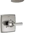 Ashlyn 14 Series Single-Handle Tub And Shower Trim Kit With Single-Spray Touch-Clean Shower Head In Stainless Finish T14464-SS Valve Not Included