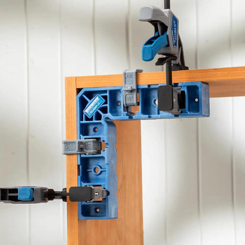 90 Degree Clamp It Assembly Square For Woodworking And Cabinet Installations with clamps on wood frame