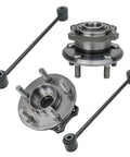 Rear Wheel Bearing Hubs Kit With 2 Wheel Hubs And 2 Sway Bar End Links For 2009 2014 Dodge Charger 2008 2014 Challenger And 2009 2014 Chrysler 300 Replacement Fits 32 Spline Standard Rear Brakes