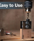 Doweling Jig Kit Three Eighths Inch For Woodworking With Laser Cut Witness Marks Easy Alignment Depth Scale Drill Guide