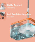 Spin Mop And Bucket Set With Wringer System And 61 Inch Extendable Stainless Steel Handle for home cleaning