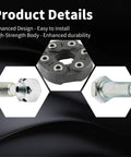 Drive Shaft Coupler Flex Joint Bolt On Replacement For BMW Cars And SUVs Heavy Duty Vibration Dampening Link compatible bolts and joint