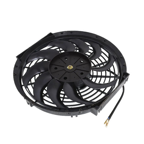 2x 12 Inch Universal Electric Condenser Radiator Cooling Fan High Performance Motor 2250 Rpm 1730 Cfm Heavy Duty Blower