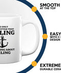 Sailor Coffee Mug 11oz White Great Gift for Boaters and Sailors Funny Boater Gift for Boat Captains Morning Coffee on the Go Cup