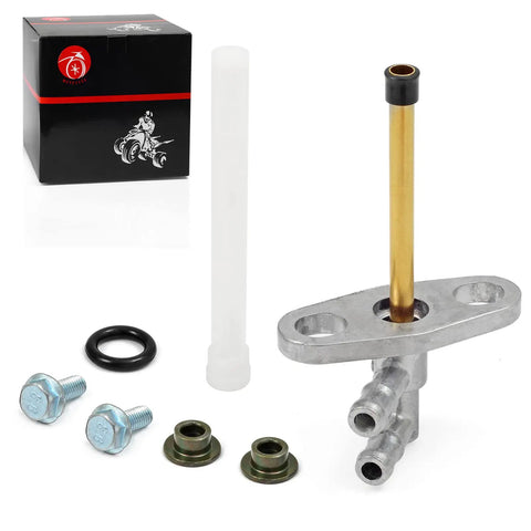 Petcock Filter for ATV Gas Tank Replacement Fits Sportrax 90 TRX 90 1993 2005 and FourTrax 250 TRX 250R 1986 1989 Direct Fit OEM Style Part 16900 HB9 000 displayed with components including valves and gaskets