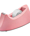 Heavy Duty One Handed Weighted Office Tape Dispenser For 1 Inch Core Pink Grab And Go Quick Reload Fits Standard Core Tapes Up To 2 Inches Wide built-tough
